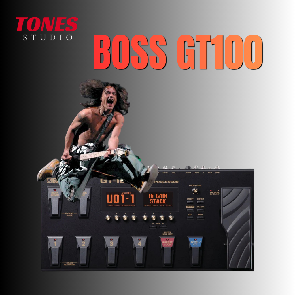 BOSS GT-100 8 PRESETS MARSHALL VAN HALEN