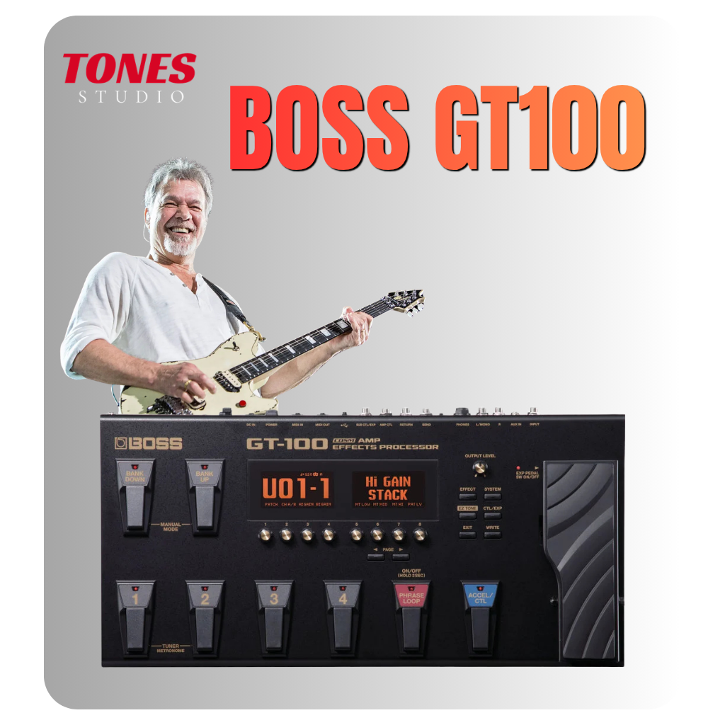 BOSS GT-100 8 PRESETS MARSHALL VAN HALEN